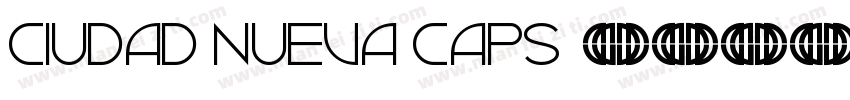 Ciudad Nueva CAPS字体转换